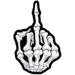 Hot Leathers PPA4058 Skeleton Finger Patch 7″ x 11″