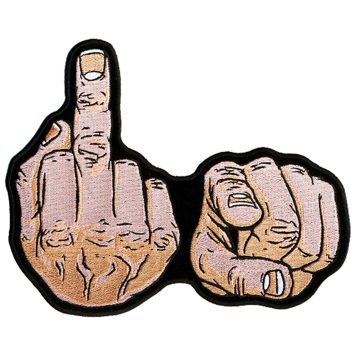Hot Leathers F.U. Hands 11″ x 11″ Patch PPA4078