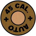 Hot Leathers PPA4202 45 Cal. 4″ Patch PPA4202