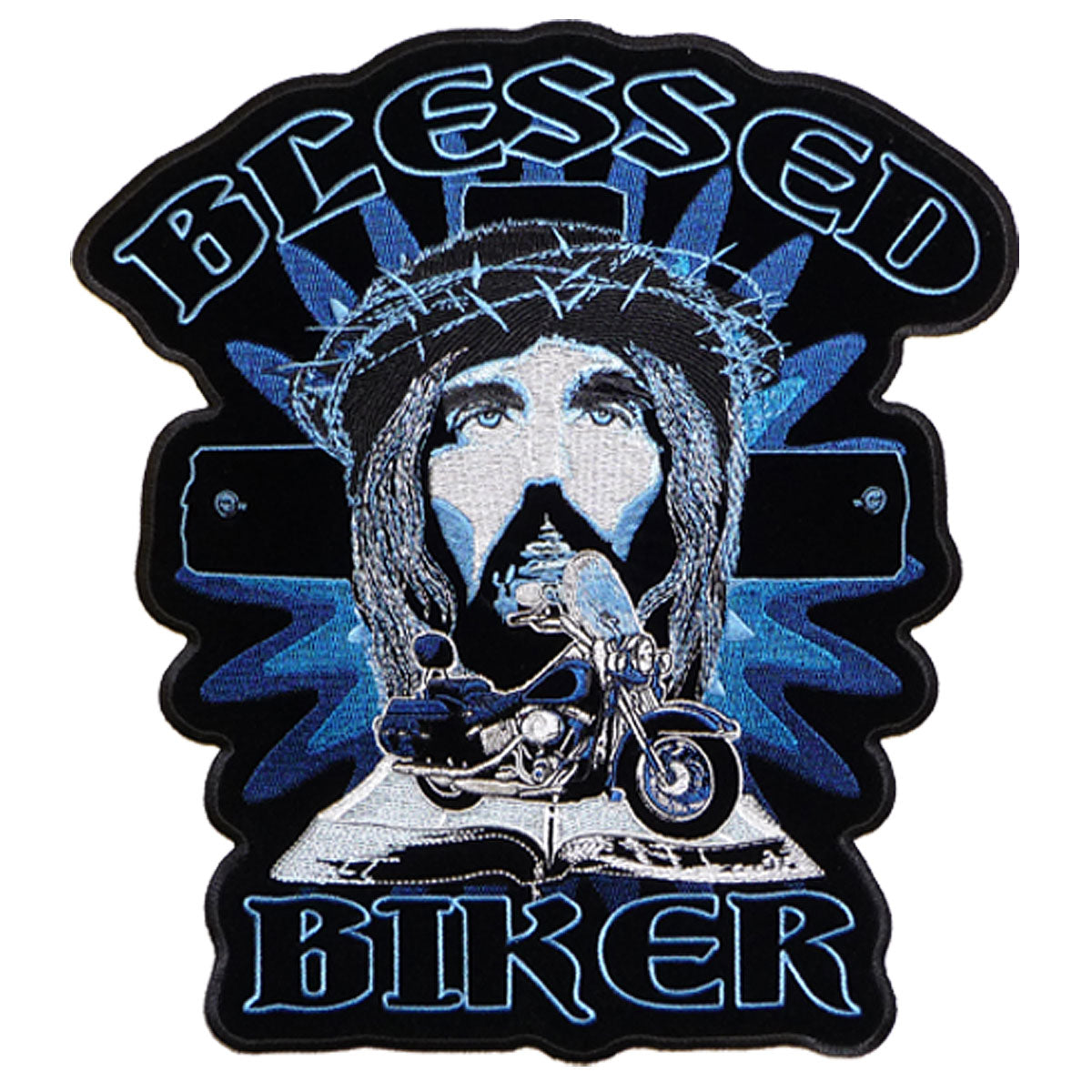 Hot Leathers PPA5060 Blessed Biker 3″ x 4″ Patch