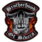 Hot Leathers PPA5110 Brotherhood of Bikers Patch 4″ x 4″