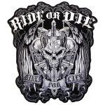 Hot Leathers PPA5187 Ride or Die Biker for Life 11″ x 12″ Patch