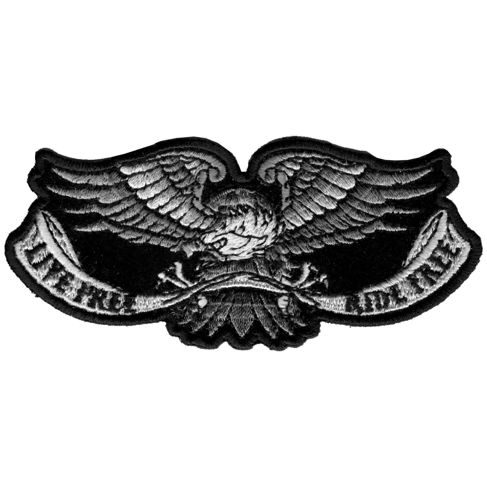 Hot Leathers PPA5460 Live Free Eagle Patch 4″ x 2″