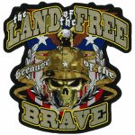 Hot Leathers PPA5577 10″ The Brave Patch PPA5577
