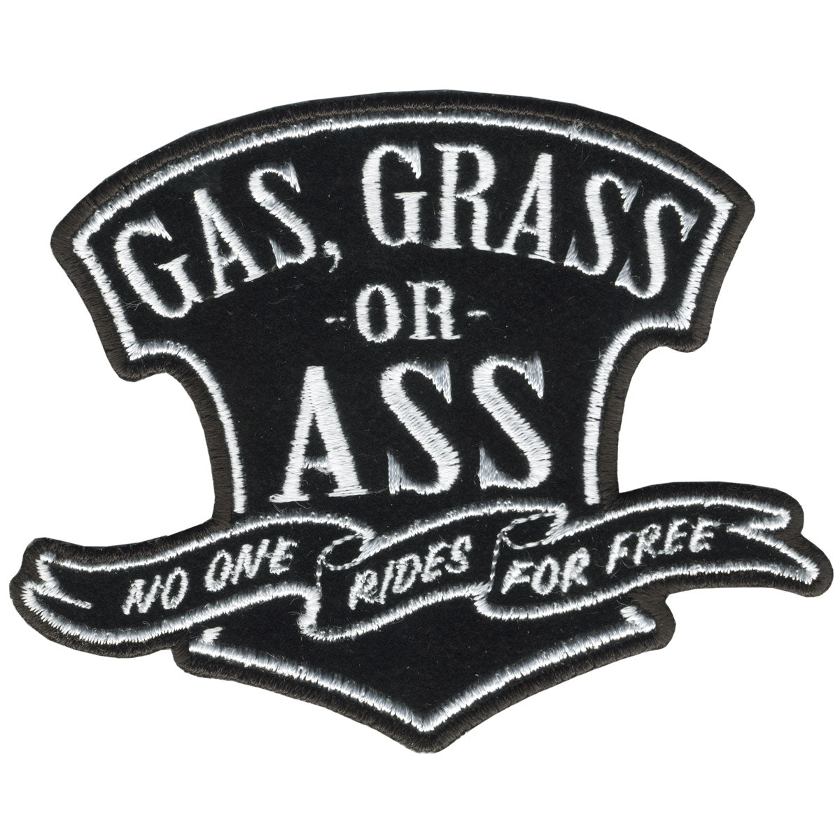 Hot Leathers PPA5780 Gas, Grass or Ass 4″ x 3″ Patch
