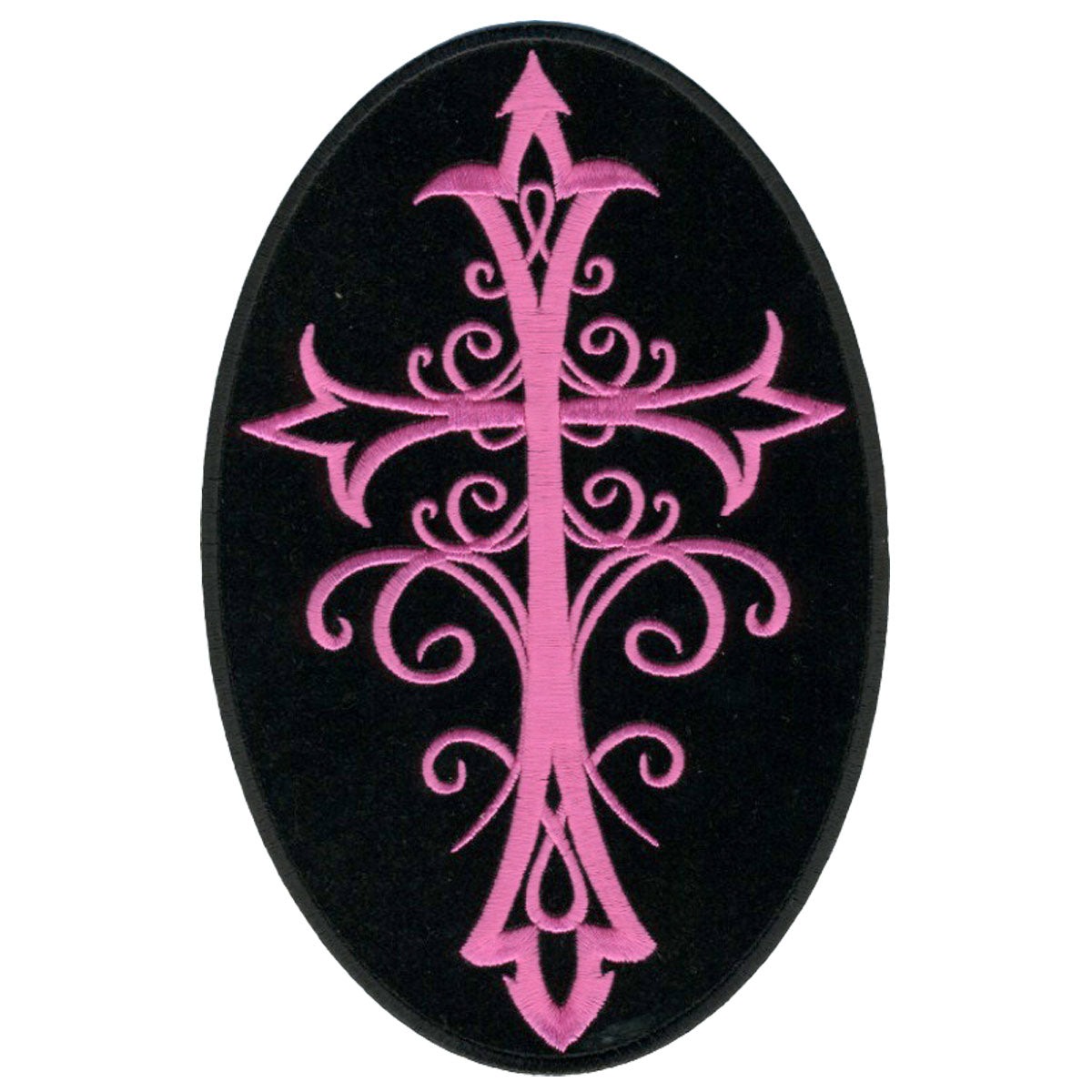 Hot Leathers PPA5790 Pink Crucifix 3″ x 5″ Patch