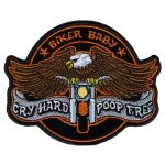 Hot Leathers PPA5910 Cry Hard 4″ X 3″ Patch