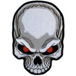 Hot Leathers PPA6000 Skull Red Eyes 3″x 4″ Patch