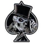 Hot Leathers Top Hat Skull 8″ x 10″ Patch PPA6057