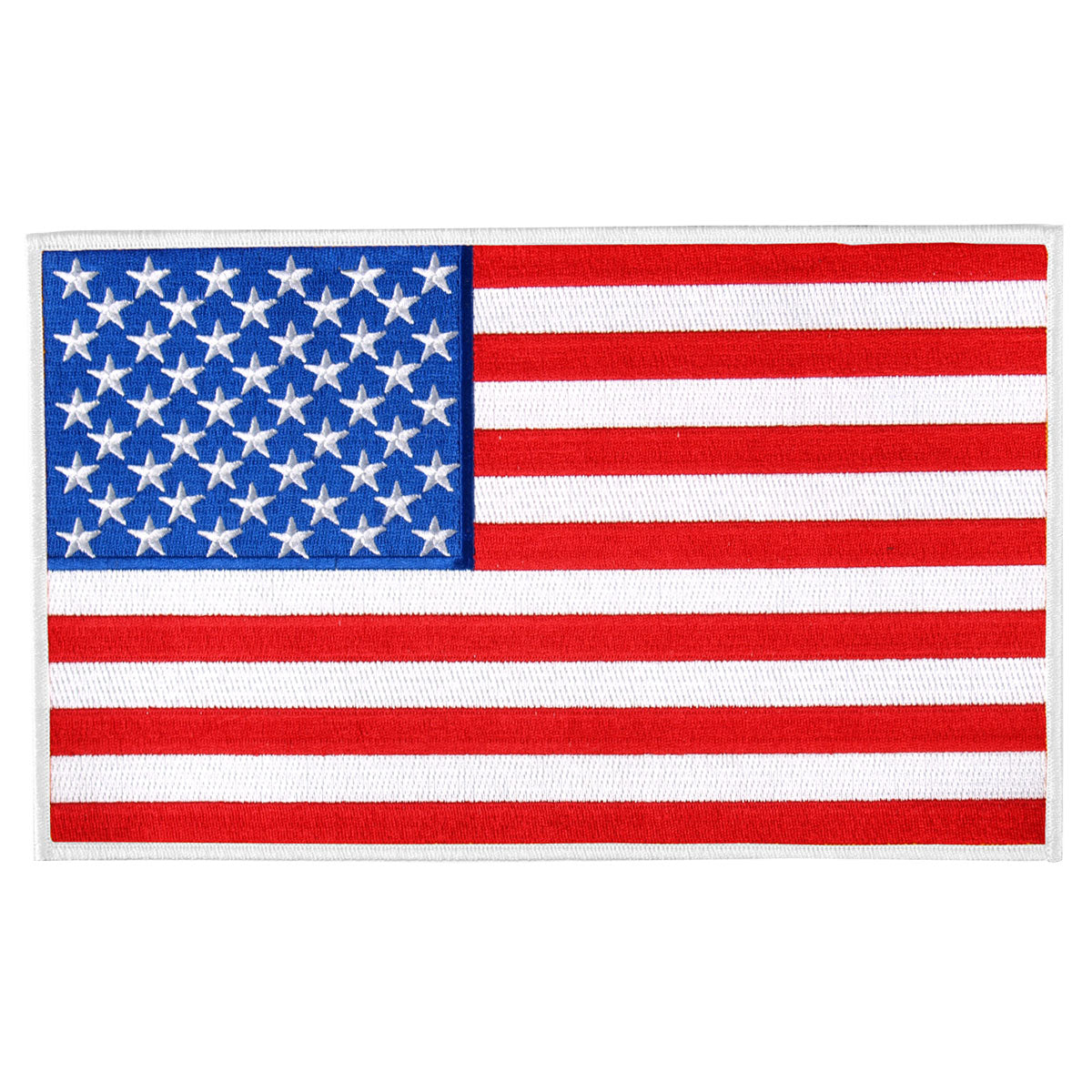 Hot Leathers PPA6151 American Flag White Border 3″ x 2″ Patch