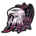 Hot Leathers PPA6303 Glitter Eagle Head 4″ x 5″ Patch