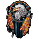 Hot Leathers PPA6839 Eagle Dream Catcher 8″ x 12″ Patch
