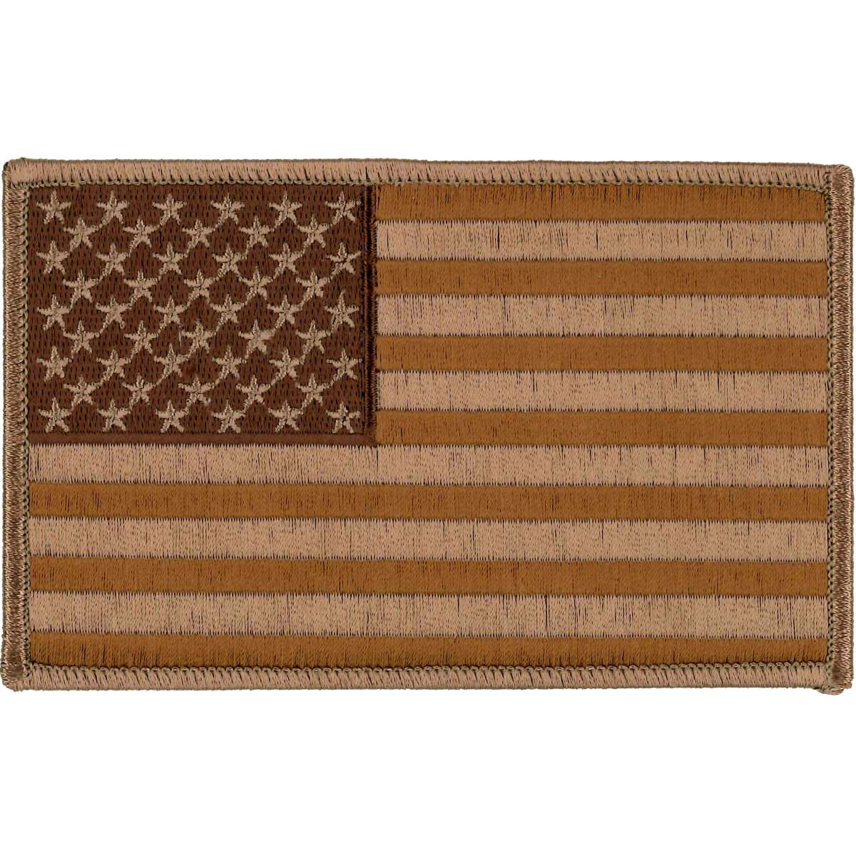 Hot Leathers PPA7032 Brown American Flag 5″ Patch