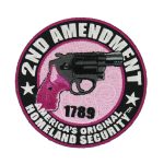 Hot Leathers PPA7040 Ladies 2nd Amendment America’s Original Homeland Security 3.5″ x3.5″ Patch