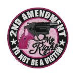 Hot Leathers PPA7050 Ladies 2nd Amendment 3.5″ x3.5″ Patch