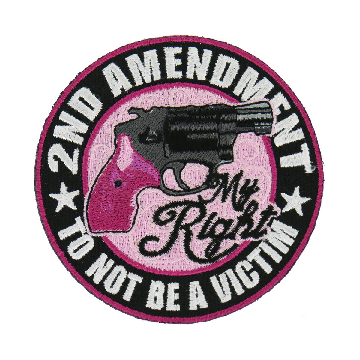Hot Leathers PPA7050 Ladies 2nd Amendment 3.5″ x3.5″ Patch