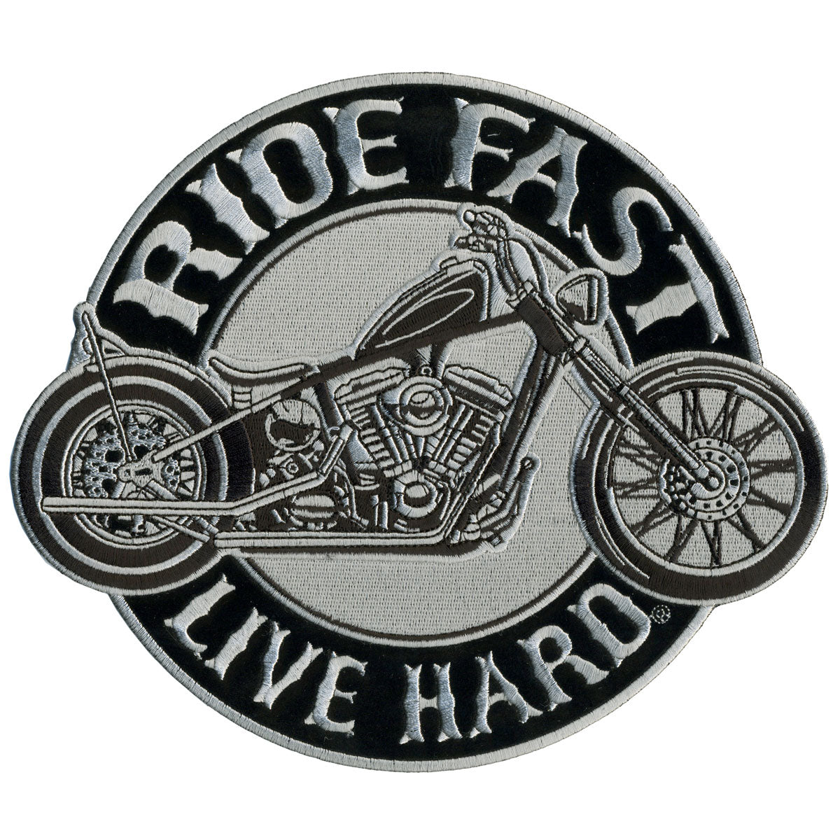 Hot Leathers PPA7077 Circle Bike 9″ x 8″ Patch