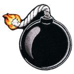 Hot Leathers PPA7412 Ball Bomb 3″ x 3″ Patch