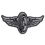 Hot Leathers PPA7438 Flying Wheel 11″ x 6″ Patch