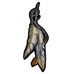 Hot Leathers PPA8020 Feather 2″ x 5″ Patch