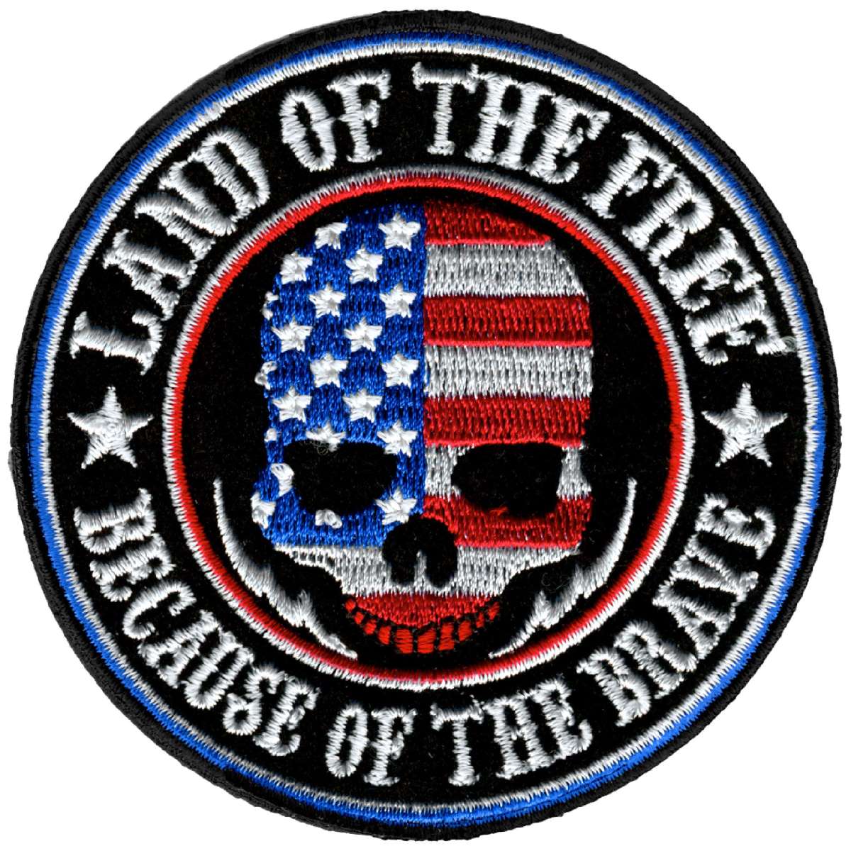 Hot Leathers Land of the Free Patch 4″ X 4″ PPA8060