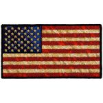 Hot Leathers Distressed American Flag 5″ x 5″ PPA8530