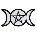 Hot Leathers PPA8632 Pagan Triple Goddess Embroidered 4″X2″ Patch