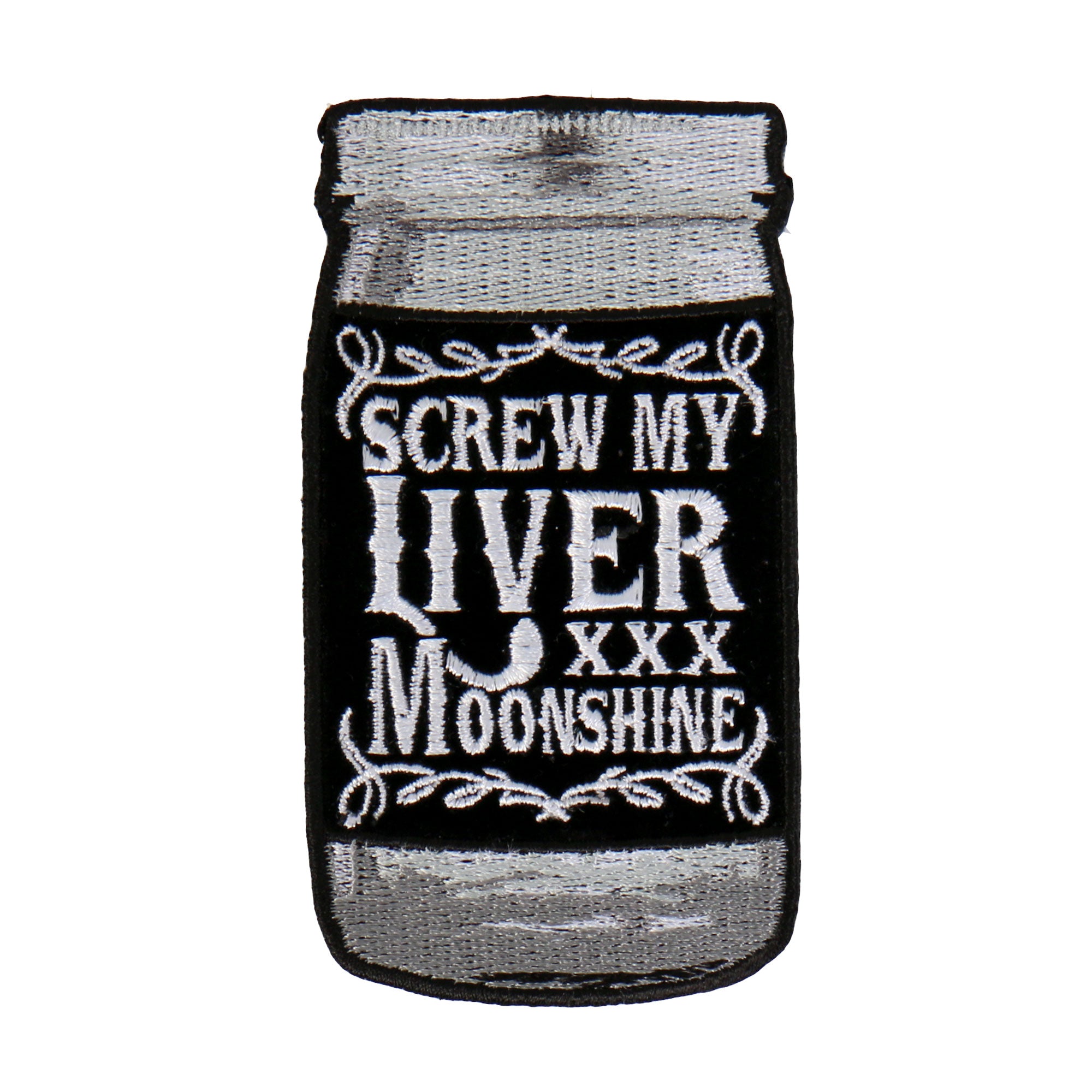 Hot Leathers PPA8650 Screw My Liver Embroidered 2″X4″ Patch