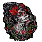 Hot Leathers PPA8685 Sugar Skull Woman 4″ x 6″ Patch