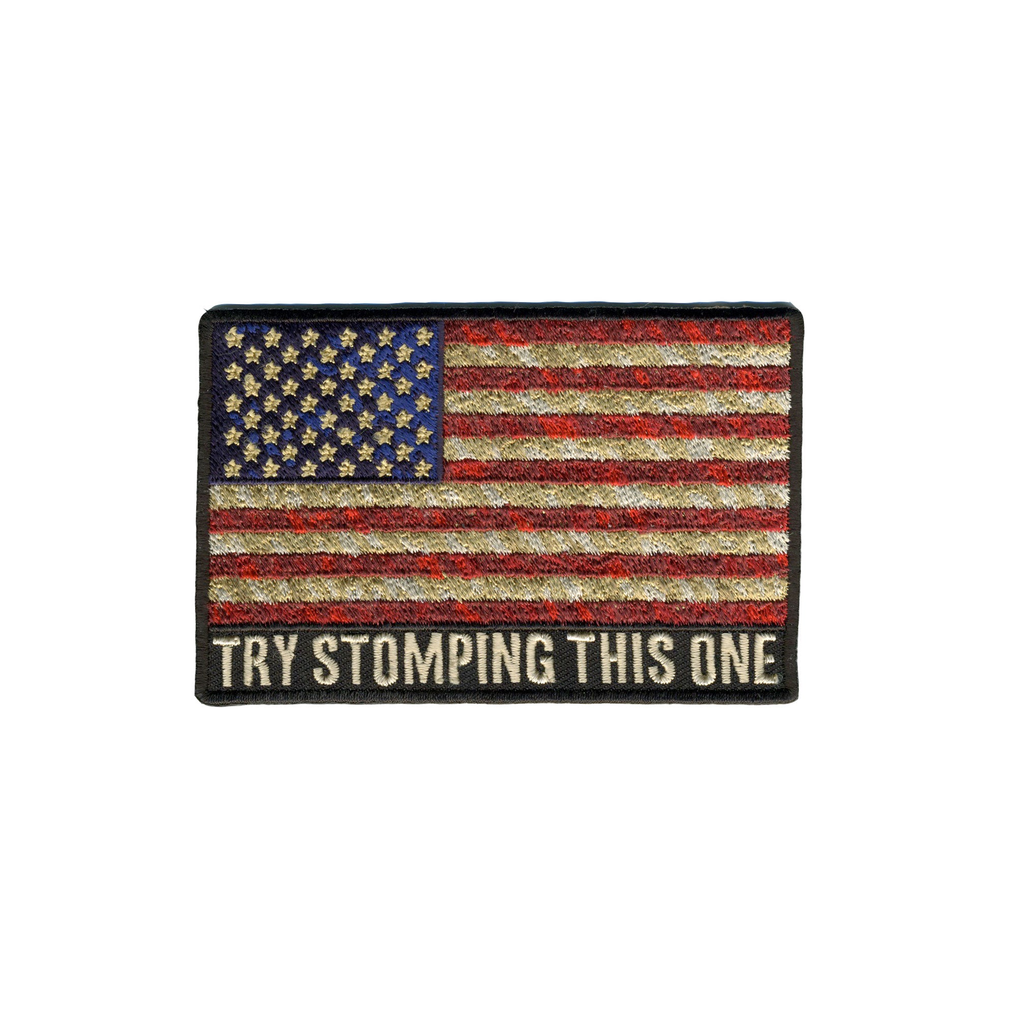 Hot Leathers PPA8880 Try Stomping This One 4″x3″ Patch