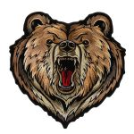 Hot Leathers PPA8937 Bear 12″x 12″ Patch