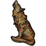 Hot Leathers PPA8940 Howling Wolf 2″ x 5″ Patch