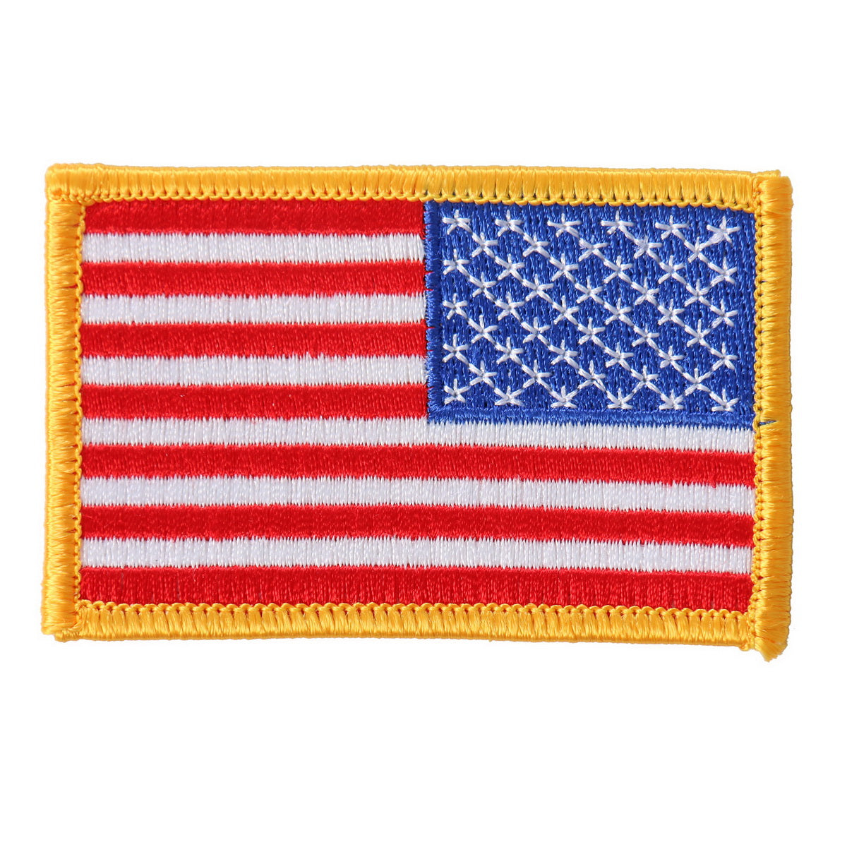 Hot Leathers PPA9011 Yellow Border Right Arm Flag 3″x2″ Patch