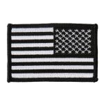 Hot Leathers PPA9041 Black and White Right Arm 3″x2″ Patch