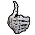 Hot Leathers PPA9110 Skeleton Thumbs Up 3″ x 5″ Patch