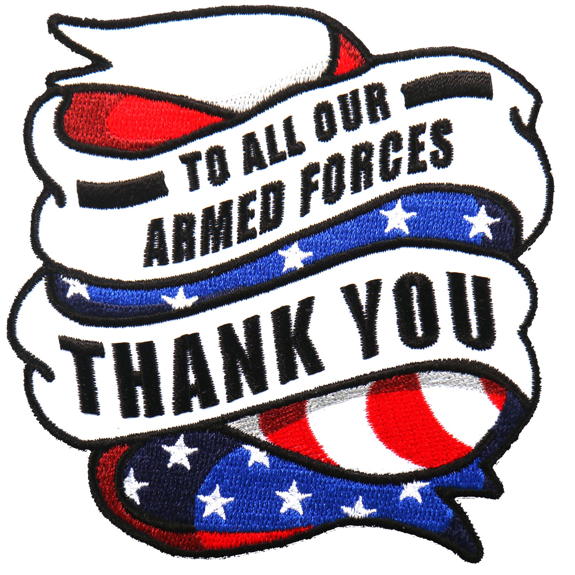 Hot Leathers PPA9120 To All Our Armed Forces 4″x4″ Patch