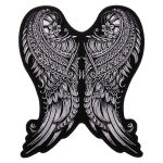Hot Leathers PPA9187 Ornate Angel Wings 9″x10″ Patch