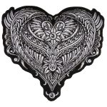 Hot Leathers PPA9200 Ornate Heart 4″ x 4″ Patch