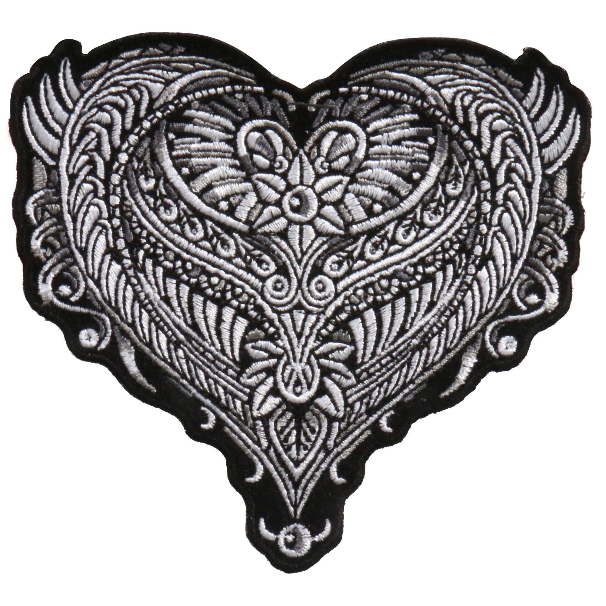 Hot Leathers PPA9200 Ornate Heart 4″ x 4″ Patch