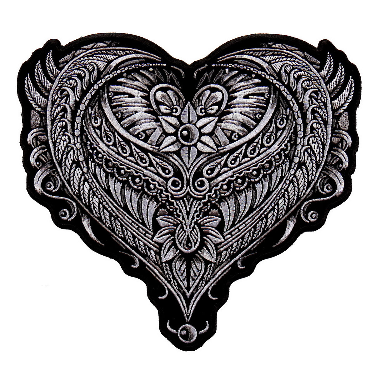 Hot Leathers PPA9208 Ornate Heart 8″x8″ Patch