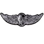 Hot Leathers PPA9460 Flying Wheel Shield 5″ x 2″ Patch