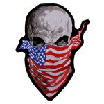 Hot Leathers PPA9589 America Rising Skull 9″x 12″ Patch