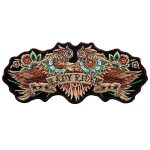 Hot Leathers PPA9777 Lady Rider Banner Eagle 8″x3″ Patch