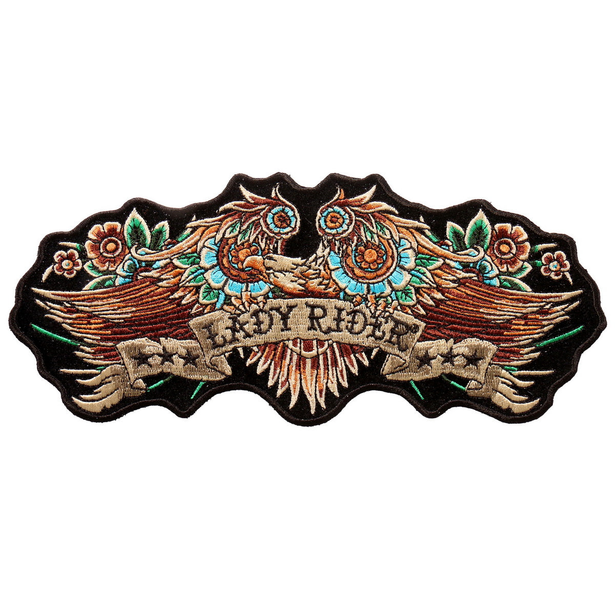 Hot Leathers PPA9777 Lady Rider Banner Eagle 8″x3″ Patch
