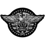 Hot Leathers PPA9793 Vets Don’t Forget Eagle 5″ x 3″ Patch