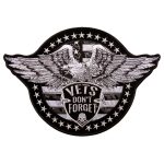 Hot Leathers PPA9797 Vets Don’t Forget Eagle 12″x8″ Patch