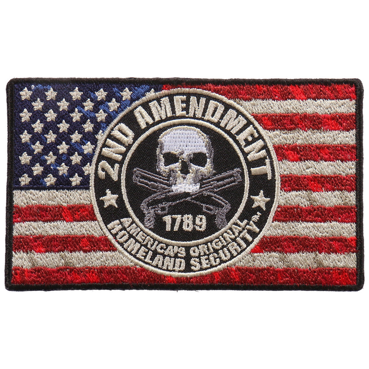 Hot Leathers PPA9843 2nd Amendment Flag 4″x2″ Patch