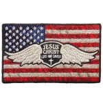 Hot Leathers PPA9913 Jesus Christ Flag 4″x2″ Patch