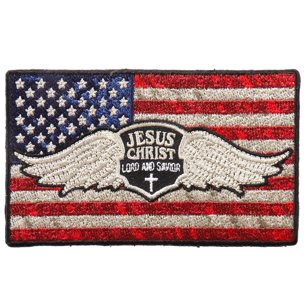 Hot Leathers PPA9913 Jesus Christ Flag 4″x2″ Patch