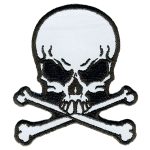Hot Leathers PPB1060 Refliective Skulls N BNS 3″ x 3″ Patch
